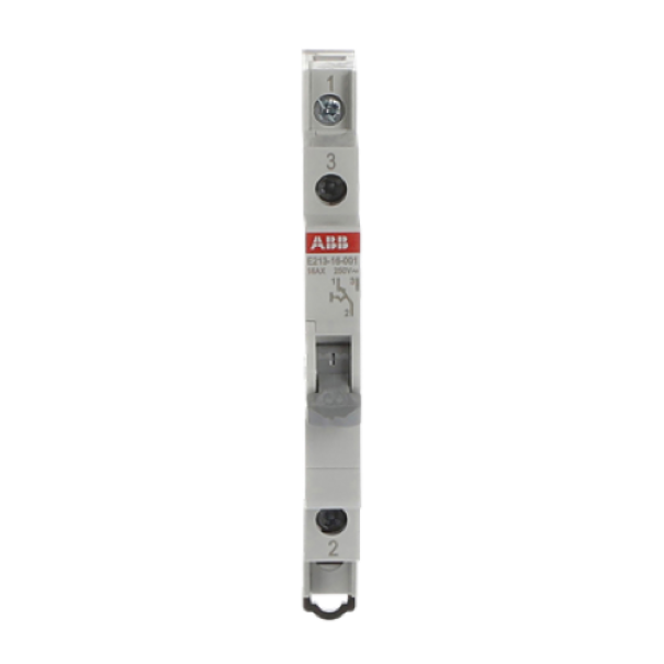 Deviatore modulare ABB SACE 16A 1 polo vista frontale per installazione su guida DIN