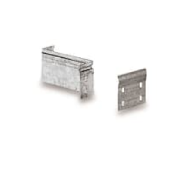 Raccordo riduzione destro zincato H75 150 mm