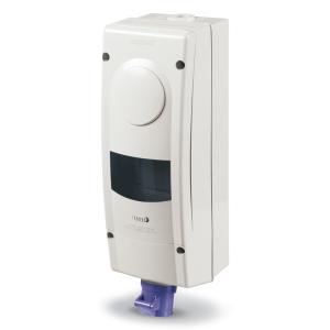 Presa interbloccata a parete 16a 2p 24v ip44 136x390 mm con interblocco elettrico  advance 2 565.2516