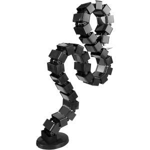 Raccogli cavi con staffa regolabile 1.2 m nero  59231