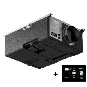 Deumidificatore isotermico a soffitto per sistemi radianti canalizzati portata 250 m3/h 25 litri giorno 39 db con comando evo touch e sonde  it.ro25neb00e0