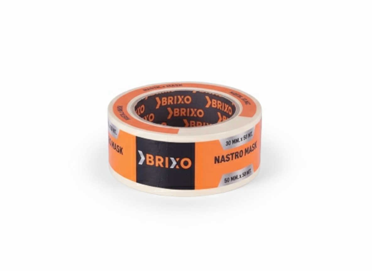 nastro adesivo per mascheratura brixo 30 mm x 50 mt resistente e facile da rimuovere