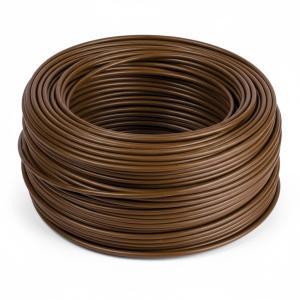 Cavo elettrico unipolare fs17 1×1,5 mm² marrone pvc 450/750 v 100 m pecso 100-fs17 1x1 5ma