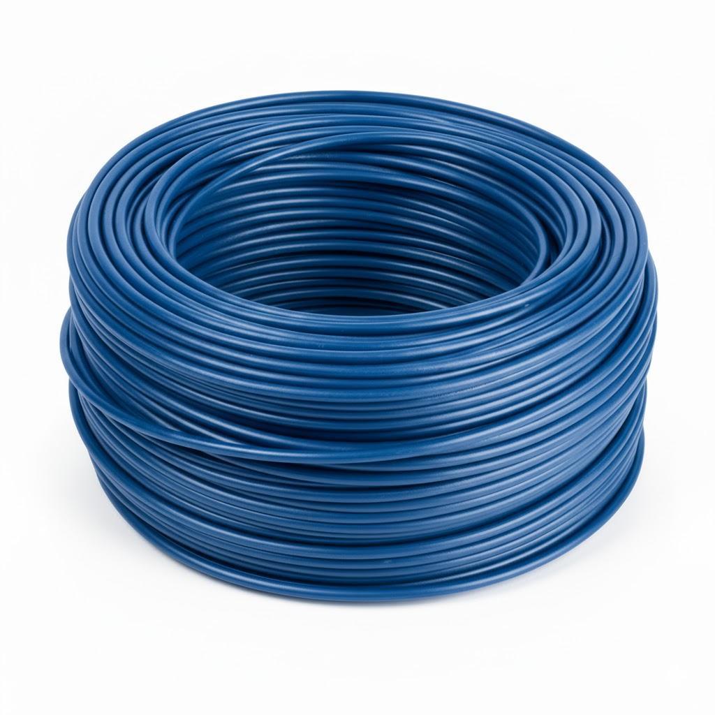 cavo elettrico unipolare fs17 1x2 5 mmq blu in rotolo da 100 metri pecso cavi per impianti elettrici civili e industriali