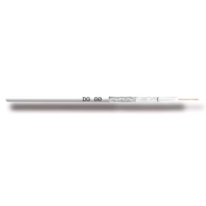 Cavo coassiale 75 ohm bianco schermato classe a 150 m  dg80
