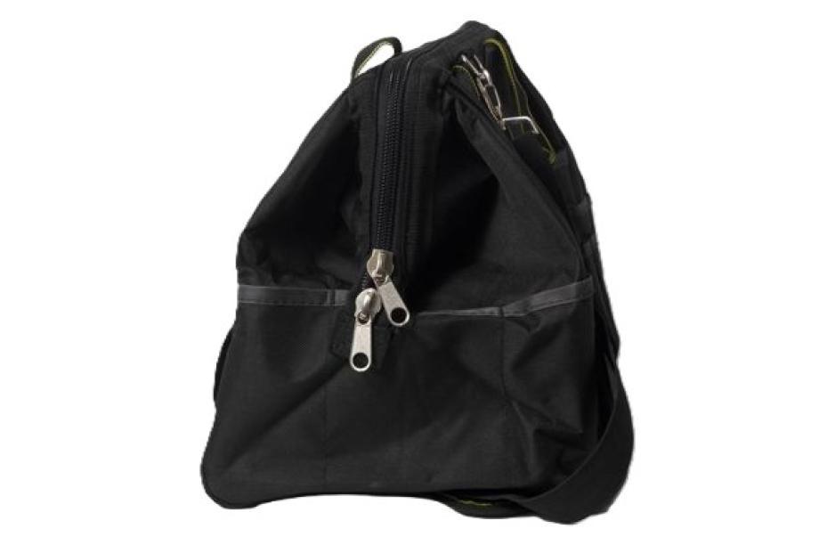 Borsa porta utensili AKIFIX dettaglio laterale con cerniera doppia