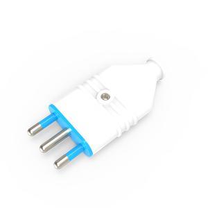 Spina calpestabile 2p+t 16a in tecnopolimero bianco  25698s