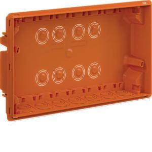 Scatola da incasso per centralino pablo style 18 moduli polistirolo arancione gwt650°c 37w  b04915