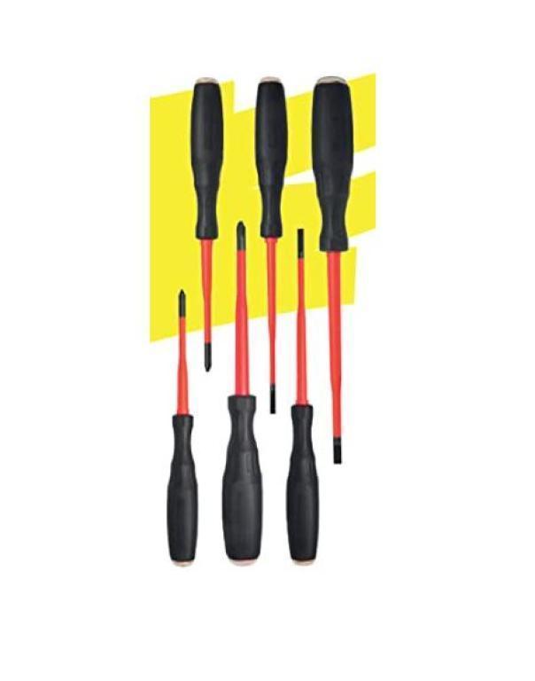 set di cacciaviti isolati 6 pezzi intercable tools strumenti per elettricisti