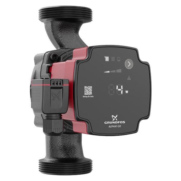 circolatore grundfos alpha1 go ad alta efficienza immagine lato inclinato