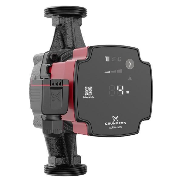circolatore Grundfos ALPHA1 GO 25 60 180 con collegamenti laterali per impianti termici
