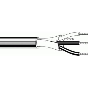 Cavo allarme e sicurezza schermato 2×0,50 + 4×0,22 mm² guaina blu pe  ip-45pbm100 100 m