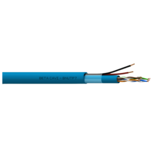 Cavo utp cat 5e 305 m doppino con alimentazione 2x0,75 mm²  bnutp5e07sc305