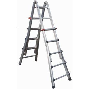 Scala multiposizione telescopica rinforzata 10 10 gradini  sca 1970 20r
