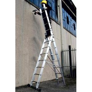 Scala multifunzione alluminio 3 tronchi 9+10+10 uso zoppo  sca 3047z 10