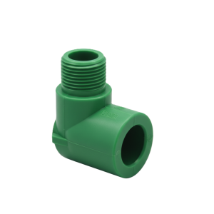 Gomito 90° maschio femmina in pp-r per tubazioni idriche ø20 mm sistema polymelt ecosan  vg920010