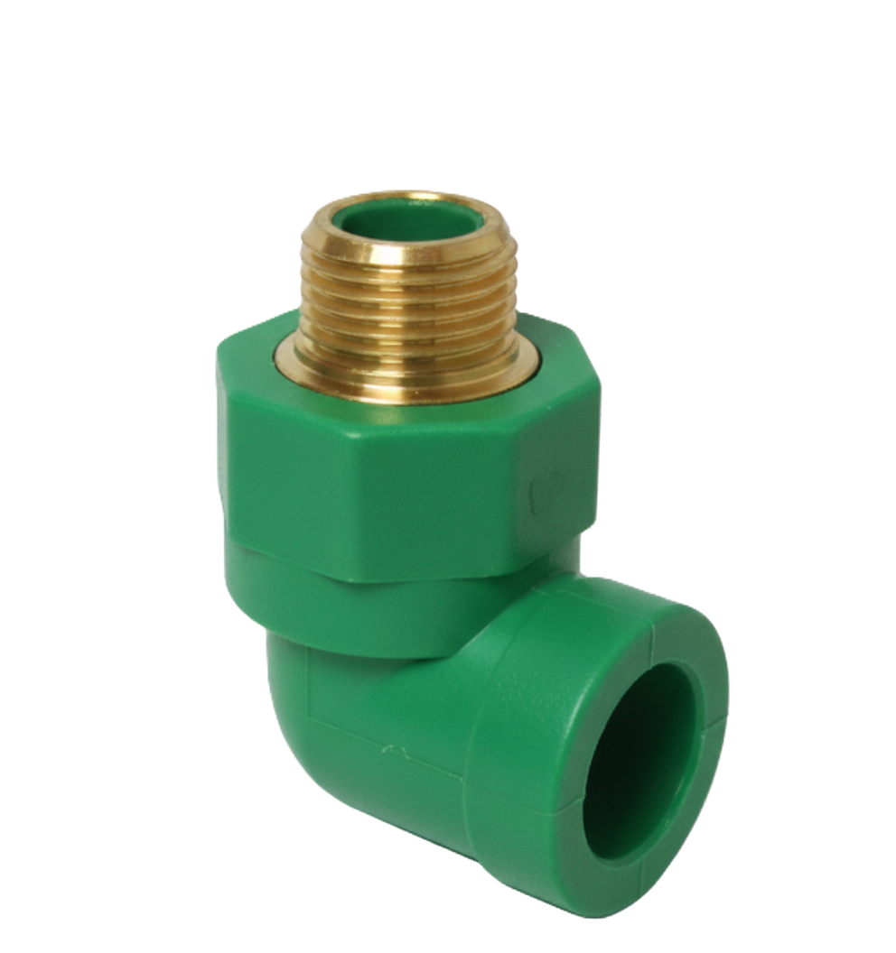 Gomito filettato maschio 90 gradi in PP R DN 20x1 2 BAMPI raccordo idraulico