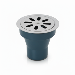 Tappo chiuso in acciaio inox ø150 mm per pozzetto scarico pavimento  si6960pe