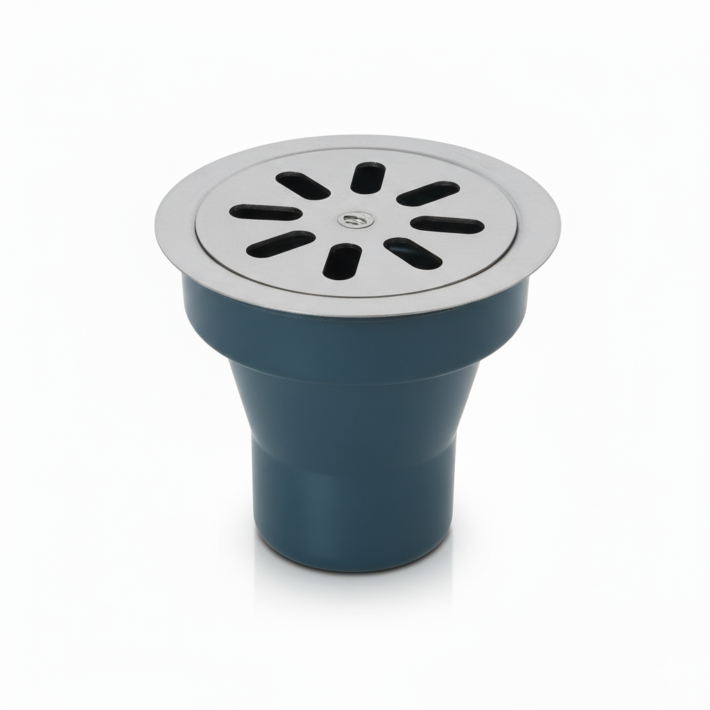 tappo grigliato acciaio inox per pozzetto diametro 100 bampi