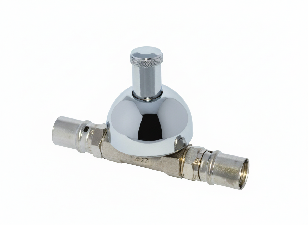 valvola incasso estrabile con cappuccio 20x20 bampi profilo th pressfitting