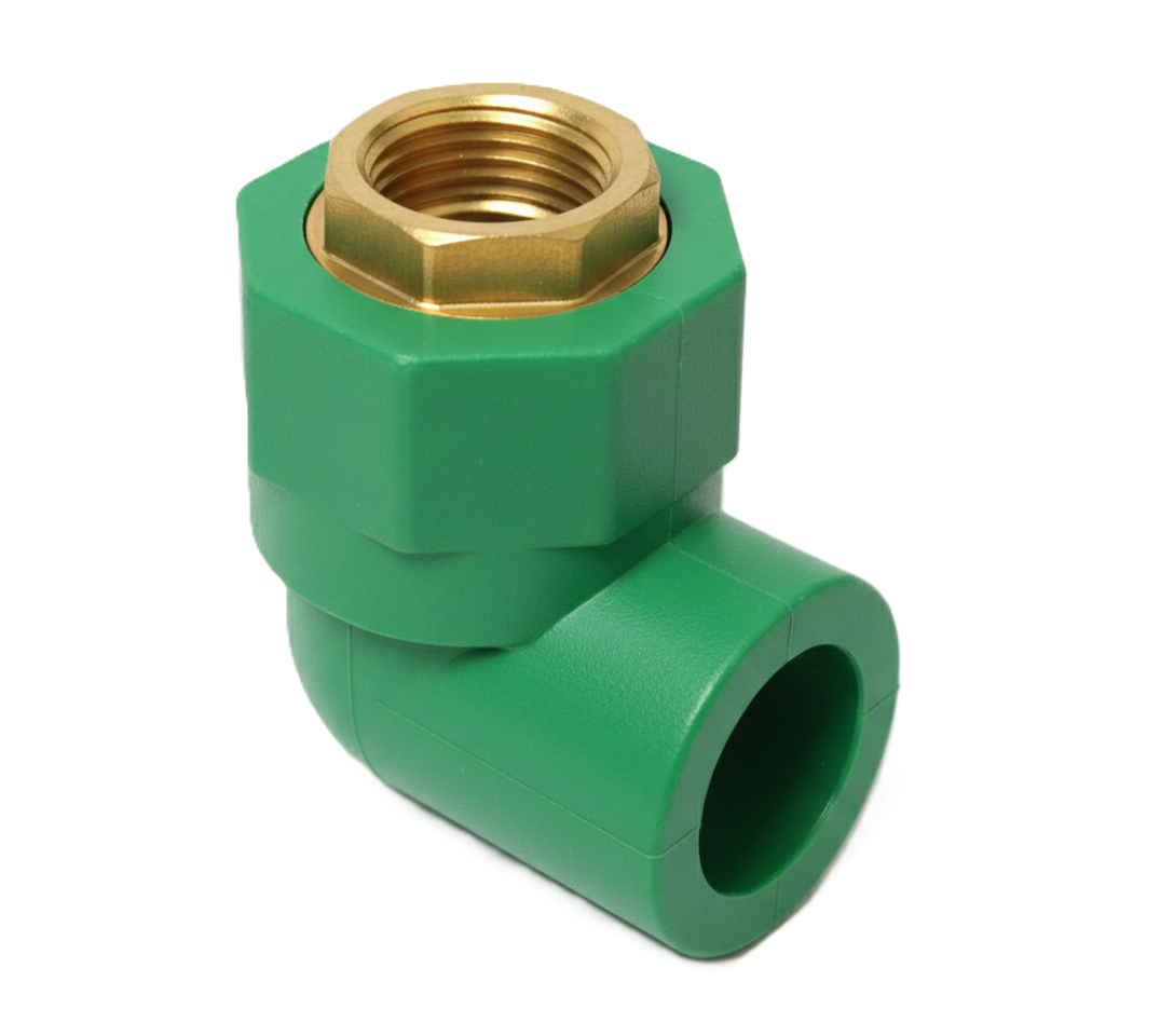 Gomito filettato femmina PP-R DN 32x1 raccordo idraulico Bampi