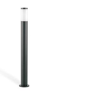 Paletto da pavimento diffuso e27 ip65 ik10 alluminio nero  fidel 825 06