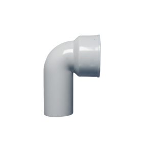 Curva tecnica 90° ø50/50 mm in polipropilene grigio per sistema di scarico bamplast pp-tech  bsw050400