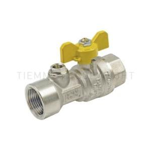 Valvola sfera post contatore gas 3/4"ff mop5 nichelata  pcont02 2210054