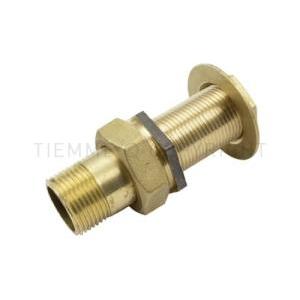 Raccordo diritto prolungato per cassone 1 uni iso 228 ottone cw617n  1500166