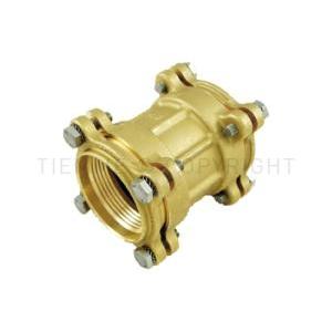 Raccordo a compressione flangiato pe pehd ottone 75x75 a136 l158,7  3400039