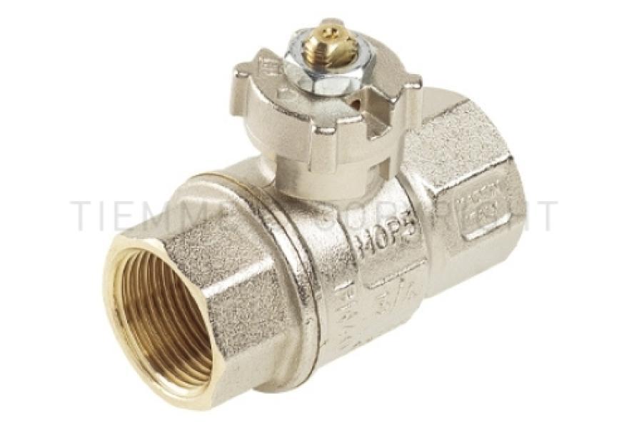 valvola sfera nichelata uragano femmina femmina tiemme per acqua attacco 1 1 4 ottone impianti civili industriali