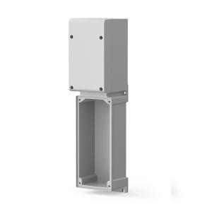 Supporto modulare quadro industriale termoplastica ip66 1x16a 32a con box  sistema proxima 573.5110
