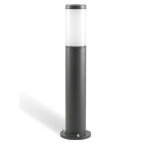 Paletto da pavimento diffuso e27 ip65 ik10 alluminio nero  fidel 824 06