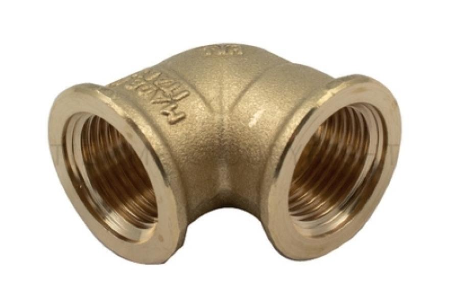 raccordo curvo ottone femmina femmina tiemme 1 1 4x1 1 4 per impianti idraulici