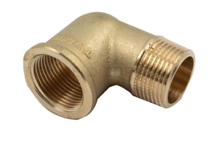 raccordo curvo maschio femmina ottone 1 1 2x1 1 2 tiemme ideale per impianti idraulici e riscaldamento