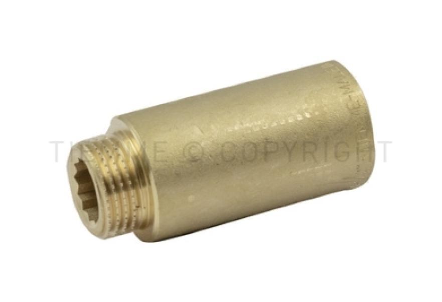 prolunga filettata maschio femmina ottone Tiemme attacco 3 4 L 20mm