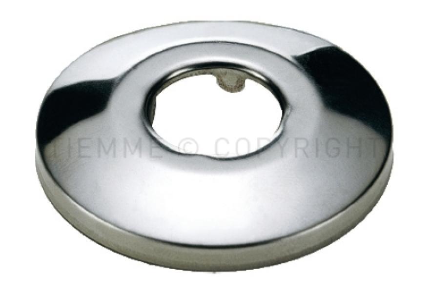 rosone cromato copritubo TIEMME per finitura impianti idraulici 1 2 pollici