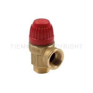 Valvola sicurezza membrana 1/2"x1/2" 10bar pn10 ottone  1928 1920038