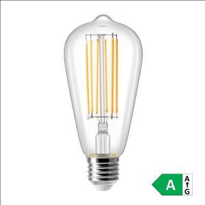 Lampada led filamento st64 luce calda 3000k 3.8w e27  io190611