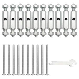 Kit ripara scatole 503 aste supporto metallo zincato anticorrosione con viti e chiave  270420000