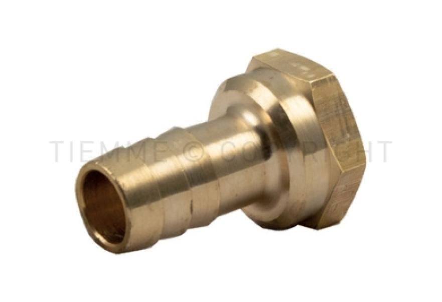 Raccordo portagomma femmina tipo Roma ottone TIEMME 18 x 1 2 per impianti idraulici