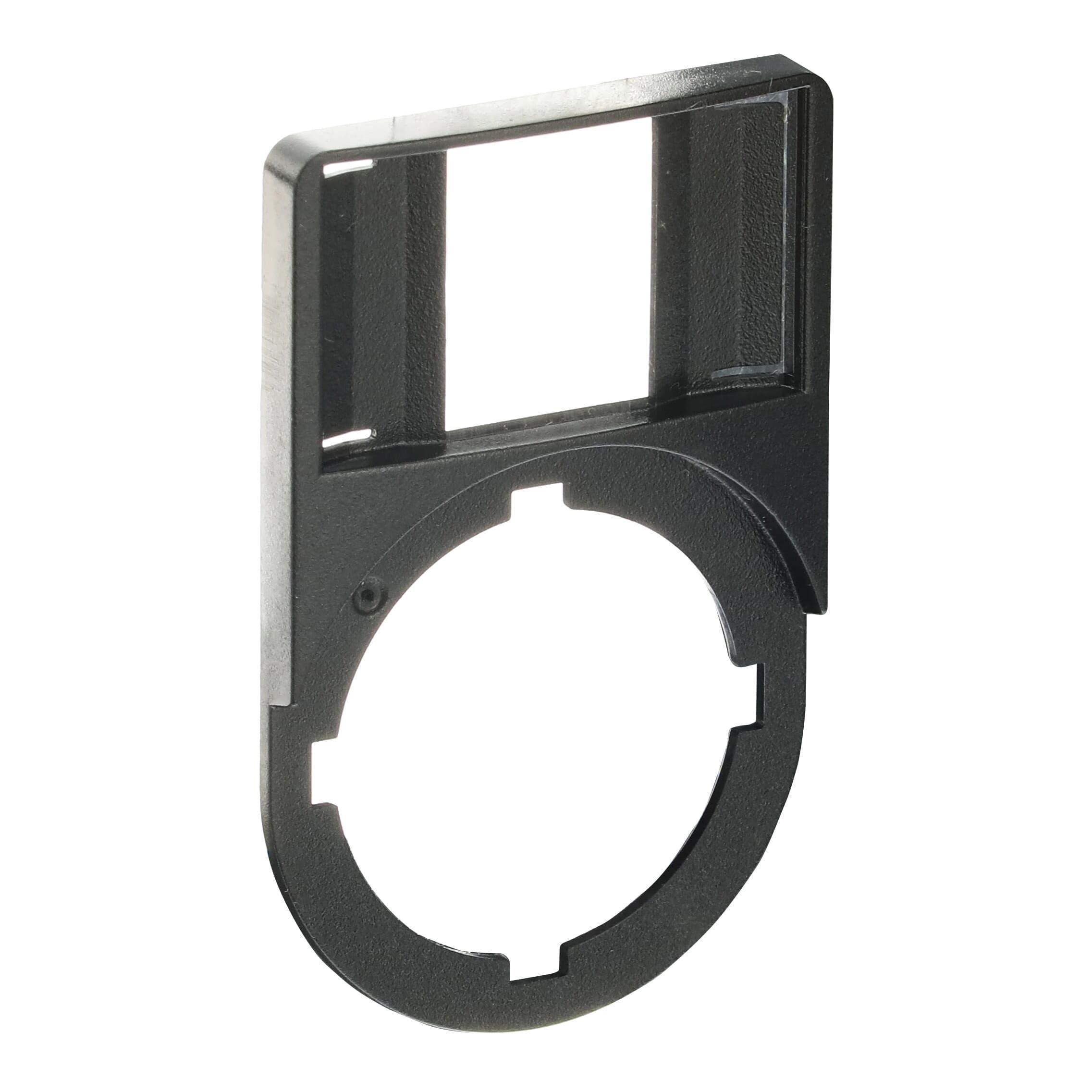 targhetta nera 47mm abb accessorio comando frontale quadro elettrico industria