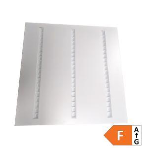 Pannello led quadrato 600x600mm per illuminazione professionale ugr<16 4000k 40w 4000 lumen flicker free corpo alluminio bianco  io60026