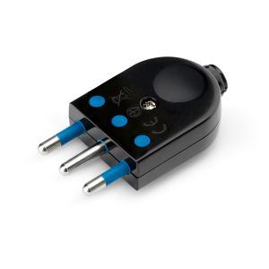 Spina mobile orientabile 2p t 16a nera blueline 106.3004 n