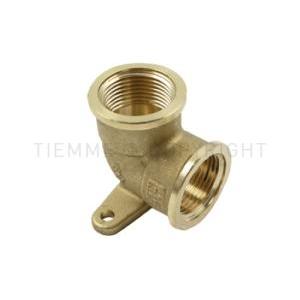 Raccordo flangiato a squadra 1 2 x 1 2 femmina uni iso 228 ottone  1500287