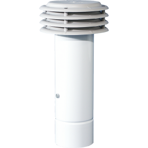 Esalatore free line 2000 antivento antipioggia diametro 140 mm altezza 420 mm nylon vetro e lamiera preverniciata  fl1442p