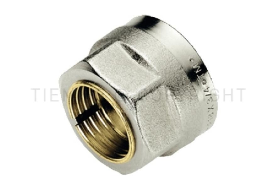 dado nichelato ogiva per tubo rame 14 mm waterblock tiemme raccordo idraulico