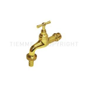 Rubinetto con vitone ottone 1/2" portagomma uni iso 228  2580001  ﻿