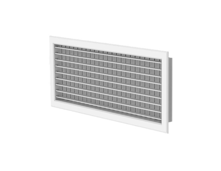 griglia diffusione aria regolabile systemair 300x150 installazione commerciale