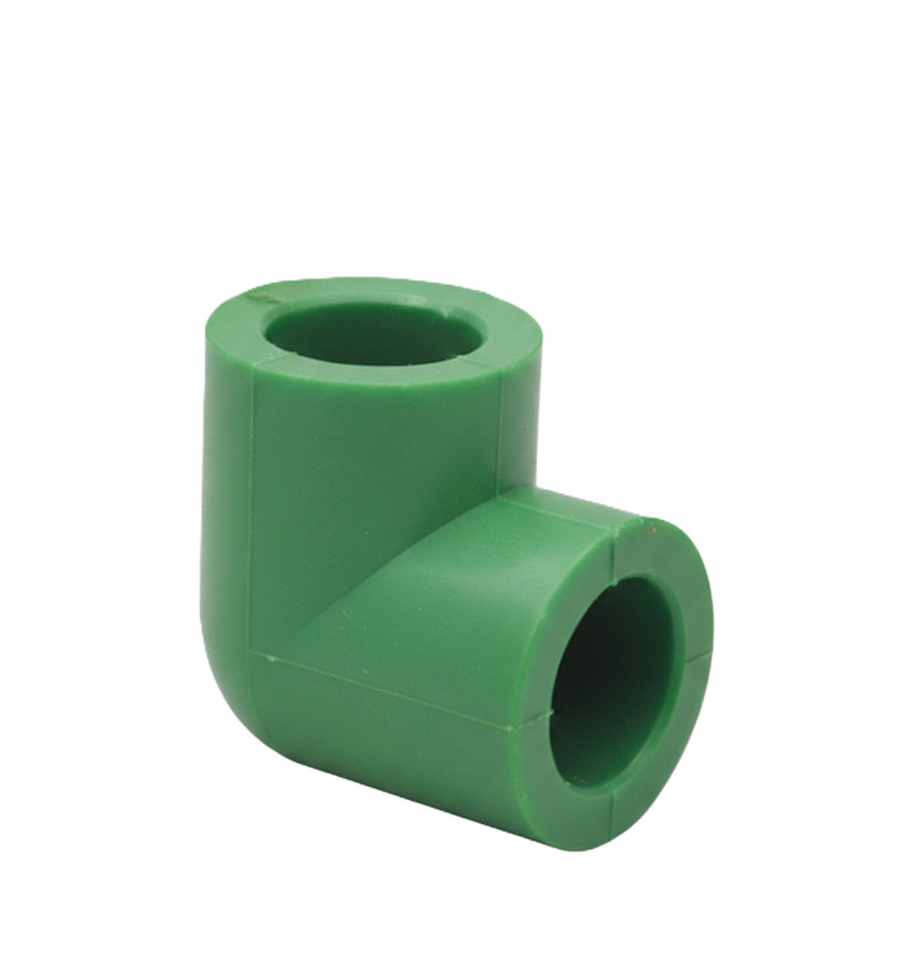 Raccordo gomito idraulico femmina femmina 90 gradi DN32 PP-R verde BAMPI